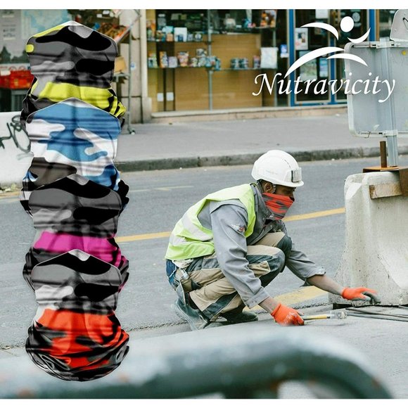 4 Pack Camo Balaclava Scarf Neck Face Gaiter Masks - Picture 6 of 7